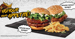 Featured image for McDonald’s S’pore brings back Samurai Chicken/Beef burgers from 30 Sep 2021