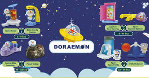 Featured image for McDonald’s S’pore is now offering Doraemon toys free with any Happy Meal purchase till 29 Sep 2021
