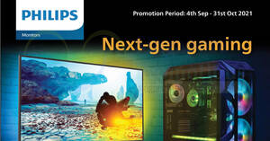Featured image for Philips Monitors September Island-Wide Promotion till 31 Oct 2021