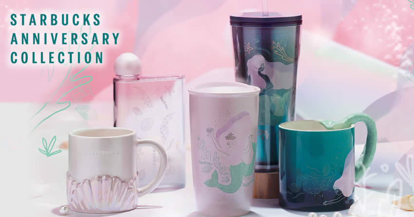 Featured image for Starbucks to launch new Anniversary Collection merchandise in Singapore from 15 Sep 2021