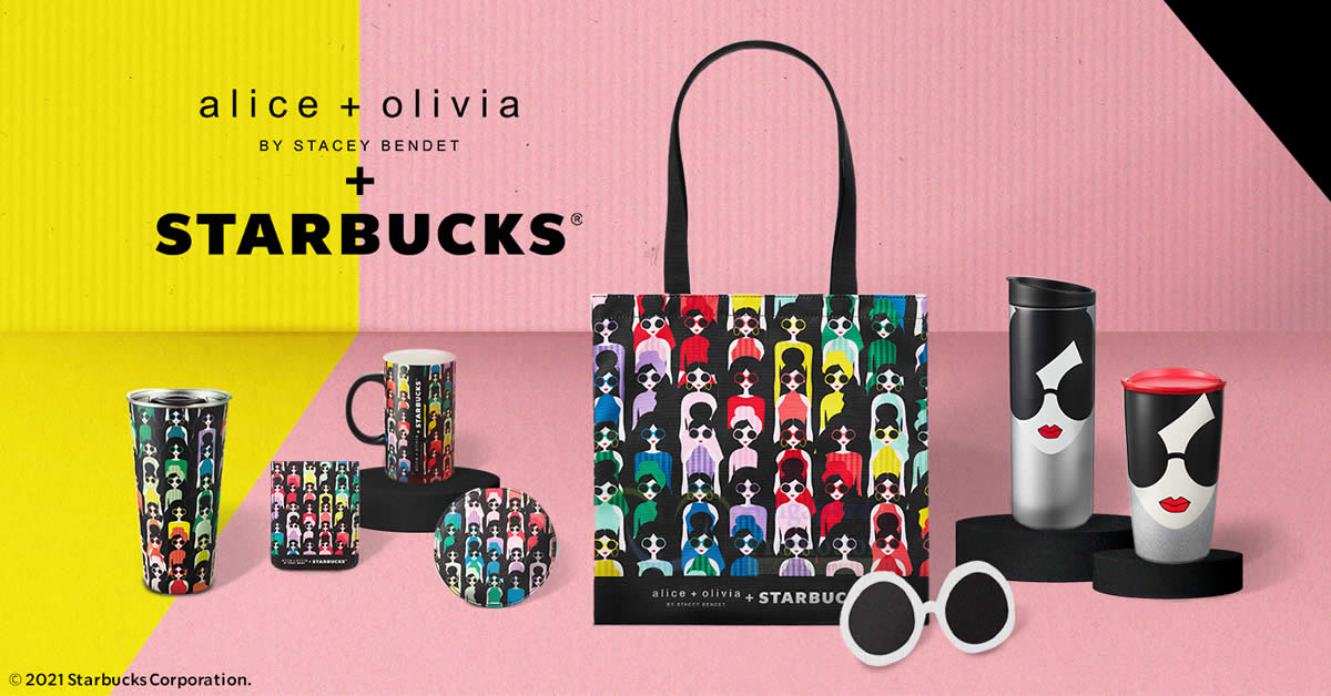 Featured image for Starbucks® X alice + olivia collaboration is back in two designs at S'pore stores from 30 Sep 2021