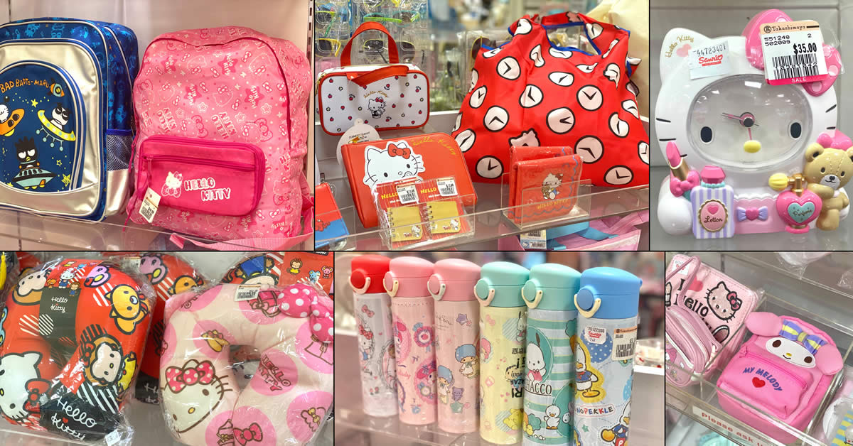 Featured image for Takashimaya Sanrio Clearance Sale Has Hello Kitty, My Melody, Little Twin Stars, Gudetama and More Till 30 Sep 2021