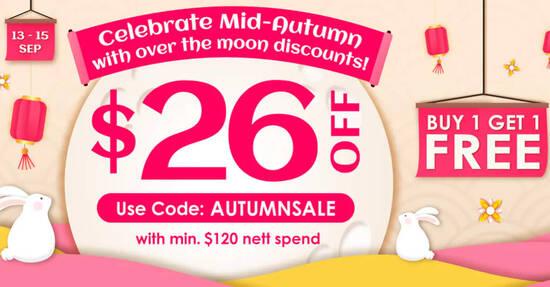 Featured image for Watsons: Get $26 off min $120 orders at online store with this code valid till 15 Sep 2021