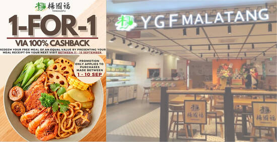 Featured image for Yang Guo Fu Northpoint City is offering 1-FOR-1* Mala Tang from 1 - 10 Sep 2021