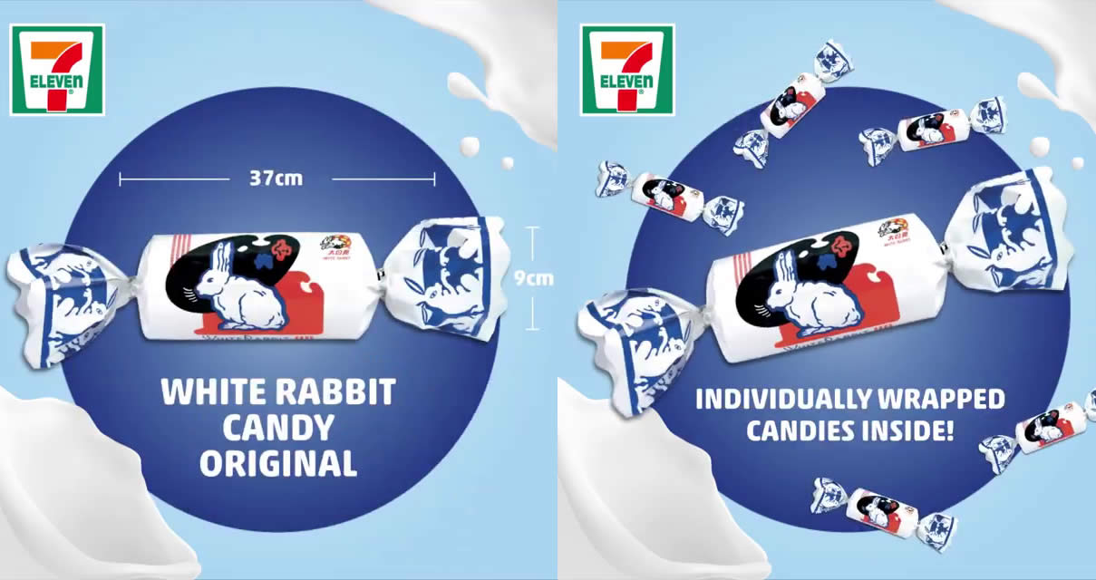 Featured image for 7-Eleven S'pore is now selling White Rabbit candies, tote bags and umbrellas (From 14 Oct 2021)