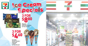 Featured image for 7-Eleven S’pore Ice Cream Specials: 3 for $4.60 Cornetto Classic, 3 for $8.80 Magnum & More till 23 Nov 2021