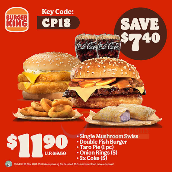 Season for Good Eatin' Deals] - Burger King Singapore