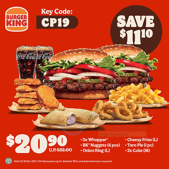 Promotion 2021 king burger Burger King