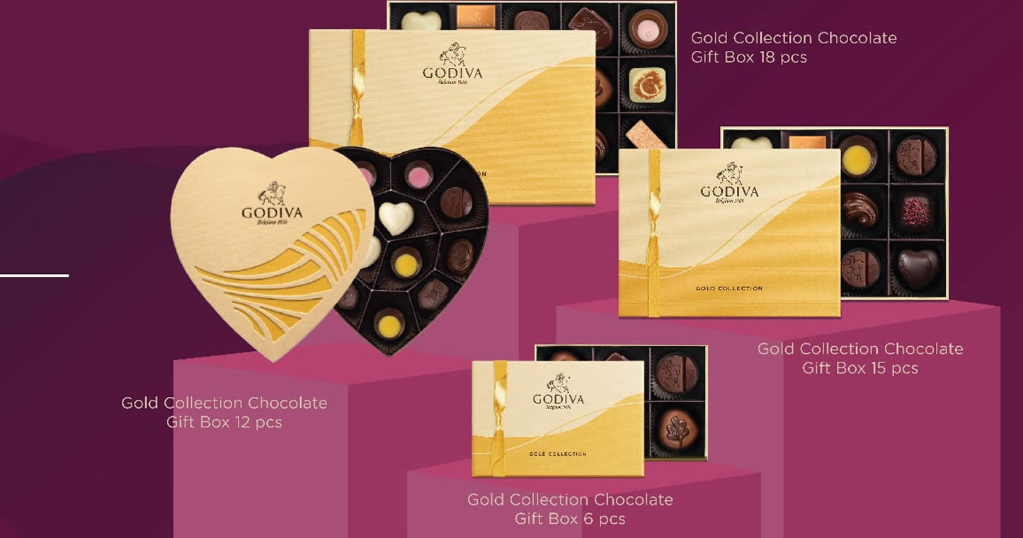Featured image for Godiva is slashing 20% OFF selected gift boxes of the popular GOLD collection at S'pore stores & online till 31 Oct 2021