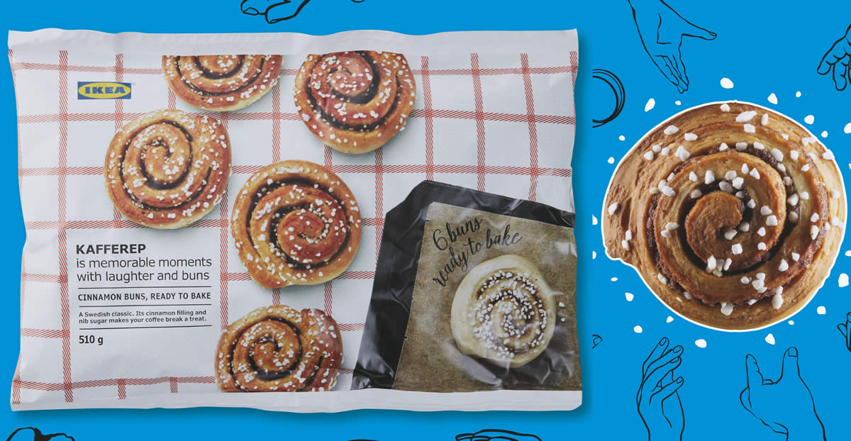 Featured image for IKEA S'pore to offer Cinnamon Buns at promo prices in celebration of Cinnamon Bun Day on 4 Oct 2021