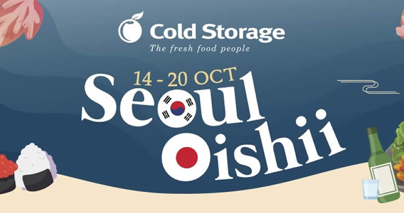 Featured image for Taste the wonders of Japanese and Korean cuisine with these deals at Cold Storage till 27 Oct 2021