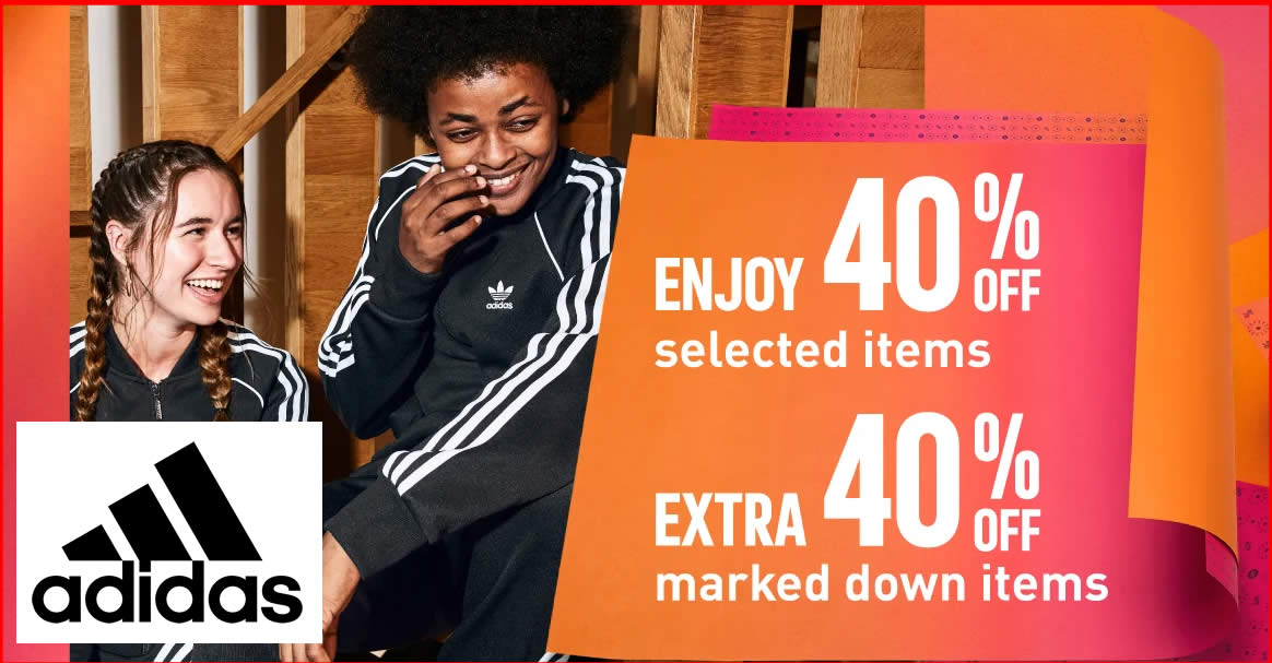 Featured image for Adidas S'pore Black Friday online sale offers 40% off selected items and extra 40% off marked down items till 29 Nov 2021