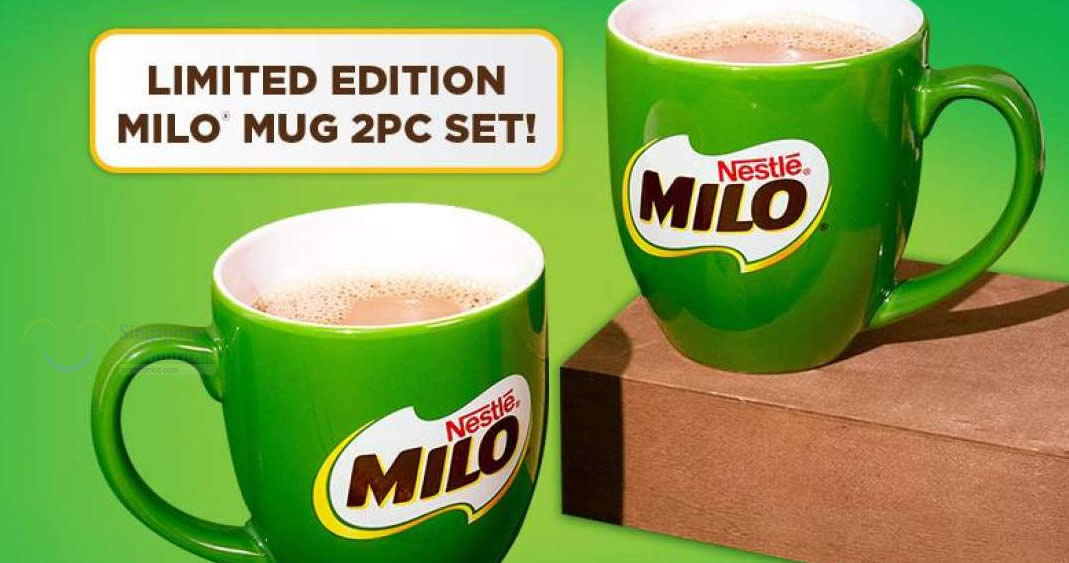Featured image for Fairprice: FREE Limited Edition MILO® Mug 2pc Set at selected outlets when you spend $25 till 12 Dec 2021