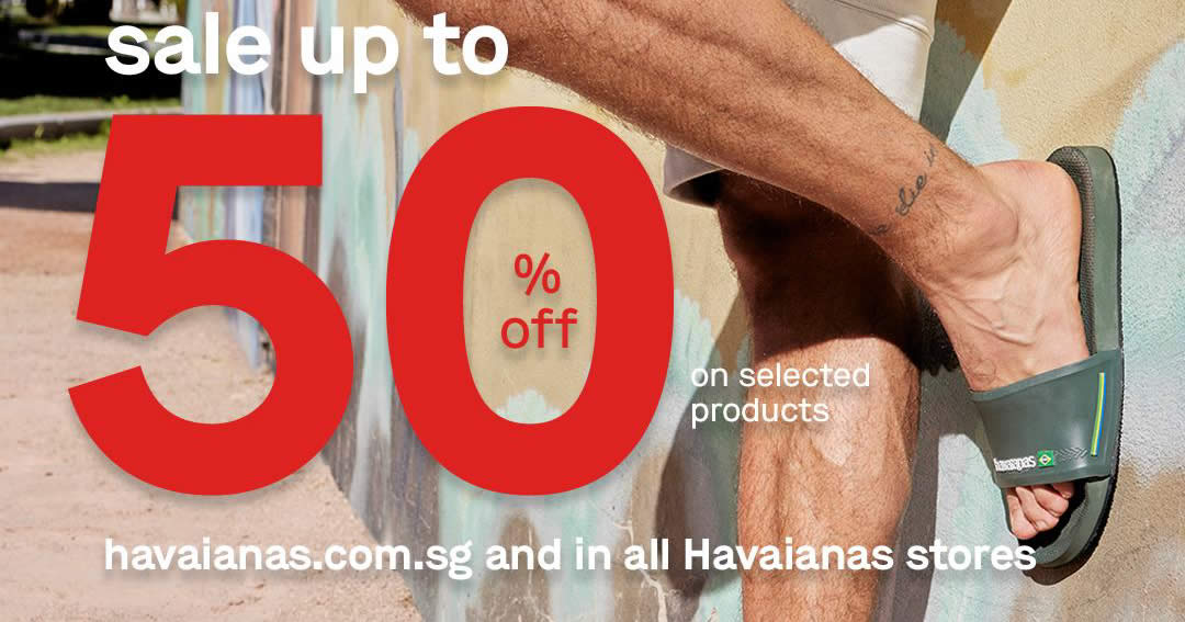 Featured image for Havaianas Black Friday x Cyber Monday sale from 25 - 29 Nov 2021
