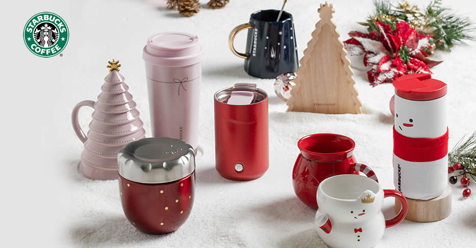 Featured image for Starbucks S'pore Frosty Holiday Collection available from Wed, 10 Nov 2021