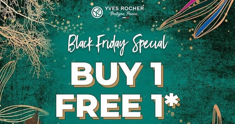 Featured image for Yves Rocher: Buy 1 Get 1 Free storewide on botanical bestsellers at all stores till 2 Dec 2021