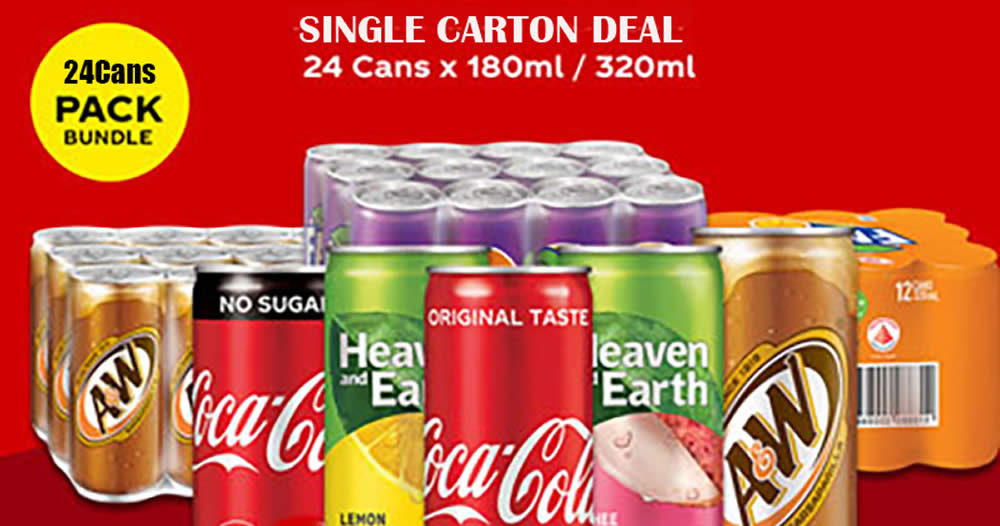 Featured image for $9.99 for a carton of 24 Coca-Cola CLASSIC/LESS SUGAR/Zero MINI Assorted Flavours (From 10 Dec 2021)