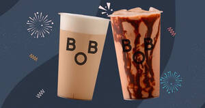 Featured image for Bober Tea: 1-for-1 deal for Milk Tea Series on Saturday, 1 Jan 2022