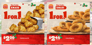 Featured image for Burger King S’pore releases four new 1-for-1 ecoupons you can use till 12 Dec 2021
