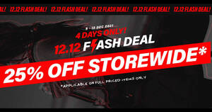 Featured image for Crumpler: 25% off storewide 12.12 Flash Deal on regular priced items till 12 Dec 2021