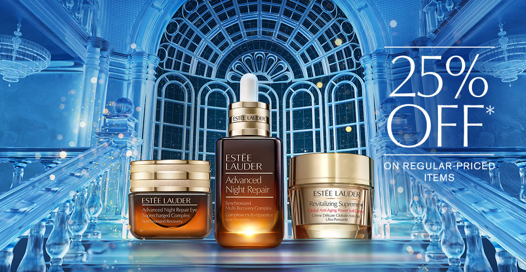 Featured image for Estee Lauder: 25% off selected regular-priced products at ION Orchard and Marina Bay Sands on 24 Dec 2021