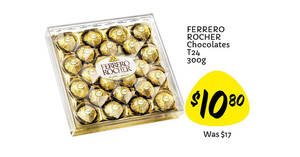 Featured image for Ferrero Rocher 24pc chocolates are going at $10.80/box at Cold Storage and Giant till 8 Dec 2021