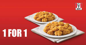 Featured image for KFC S’pore: 1 for 1 Popcorn Chicken with DBS/POSB payments till 31 Dec 2021