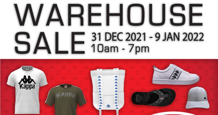 Featured image for Kappa Warehouse Sale Has Items Priced From $5 Onwards (31 Dec 2021 - 9 Jan 2022)