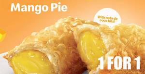 Featured image for McDonald’s S’pore 1-for-1 Mango Pie deal on 14 Dec means you pay only $0.70 each (usual $1.40)
