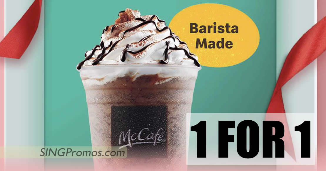 Featured image for McDonald's S'pore 1-for-1 McCafe Double Chocolate Frappe deal on 19 Dec means you pay only $2.30 each (usual $4.60)