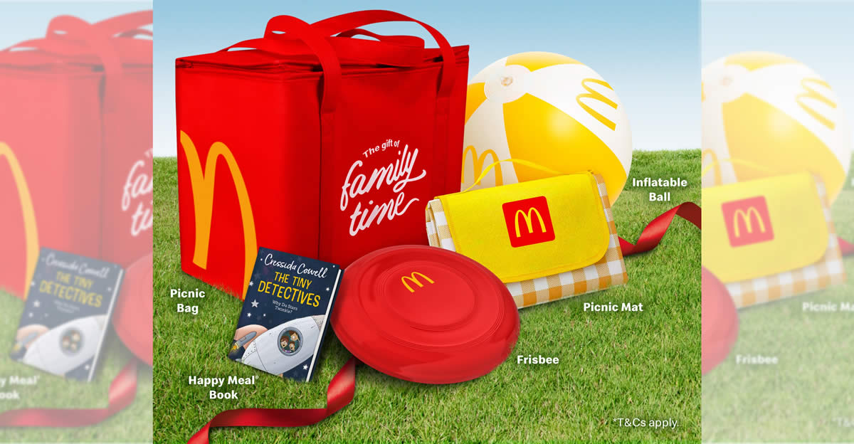Featured image for McDonald's: From 9 - 12 Dec, purchase a Breakfast Family Meal and receive a FREE Breakfast Picnic Package