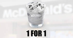 Featured image for McDonald’s S’pore will be offering 1-for-1 OREO® McFlurry® on 11 Dec, pay only $1.45 each