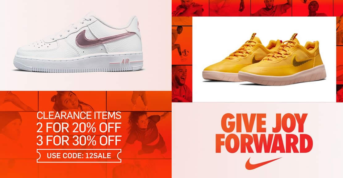Featured image for Nike S'pore: Get up to 30% off sale items with this 12.12 promo code till 12 Dec 2021