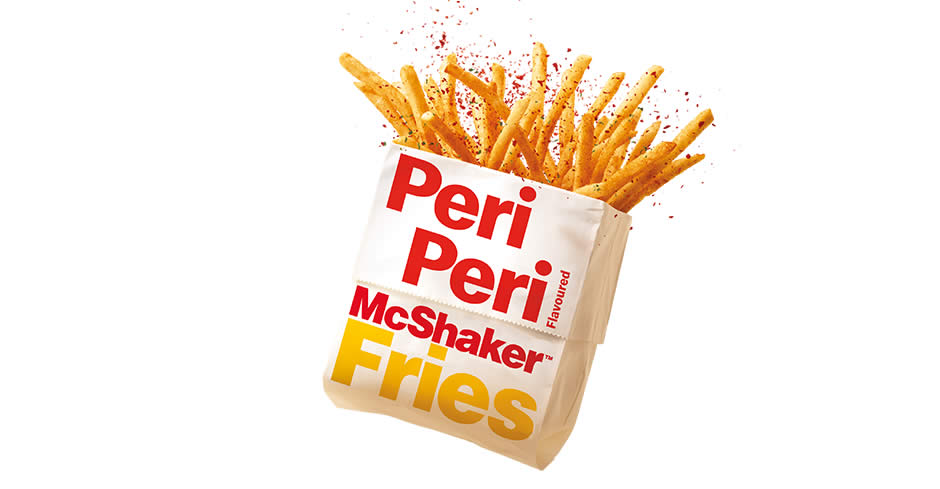 Featured image for McDonald's S'pore launches new Peri Peri Flavoured McShaker™ Fries from 30 Dec 2021