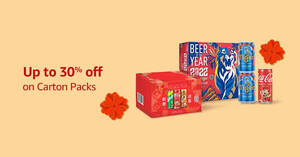 Featured image for Amazon.sg: Up to 30% off Carton Deals – Milo, Dasani, Merries, Pokka, Pepsi and more – till 2 Feb 2022