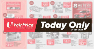 Featured image for FairPrice 1-Day 24 Jan Deals: Golden Chef Australian Baby Abalone, Brand’s, Coca-Cola, Nescafe Gold & more