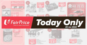 Featured image for FairPrice 1-Day 25 Jan Deals: Golden Chef Baby Abalone @ 1 FOR 1, Skylight, Okeanoss, Milo, Pokka & more