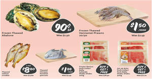 Featured image for Giant Two-Days 26 – 27 Jan Deals: 90c Frozen Thawed Abalone, $1.50 Frozen Thawed Vannamei Prawns and more