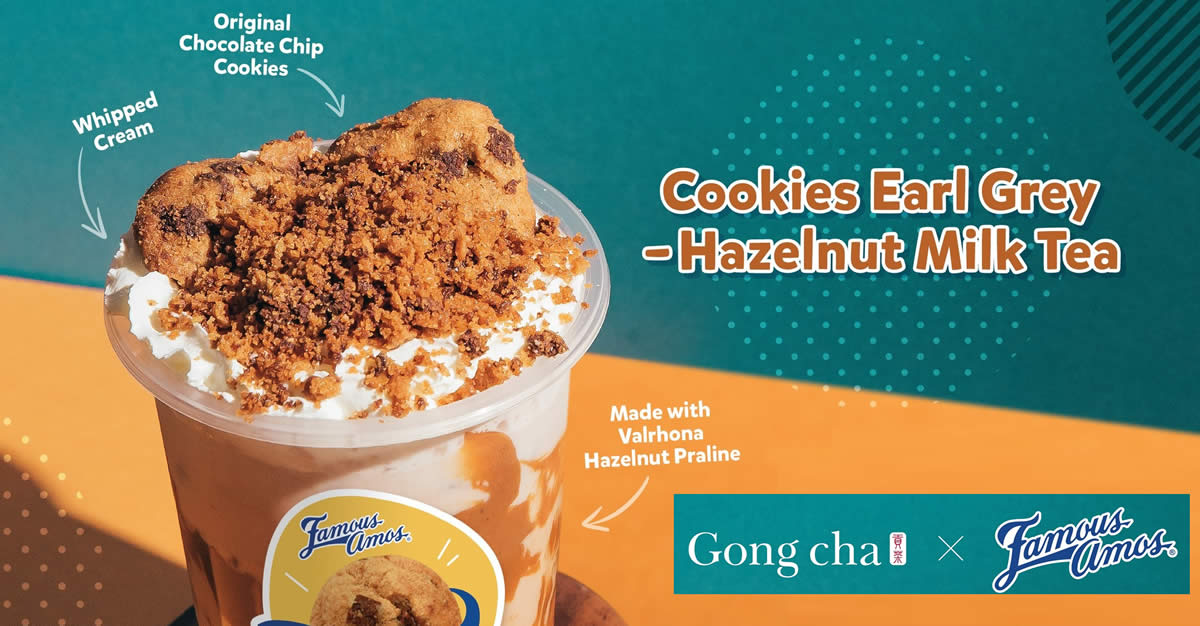 Gong Cha S pore partners with Famous Amos to launch new beverage