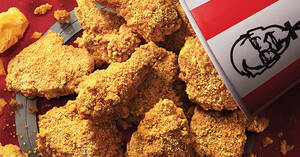 Featured image for KFC S’pore launches new Golden Cheesy Crunch Chicken from 5 Jan 2022