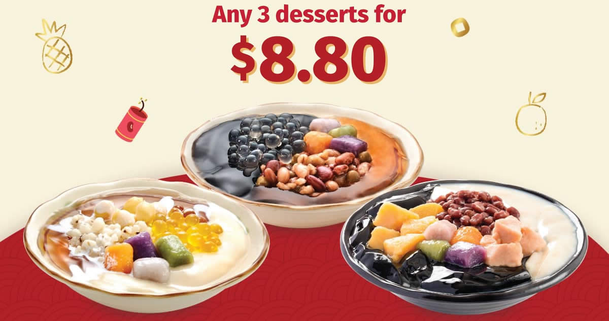 Featured image for Nine Fresh 3-for-$8.80 desserts deal till 7 Feb means you pay less than $3 per bowl