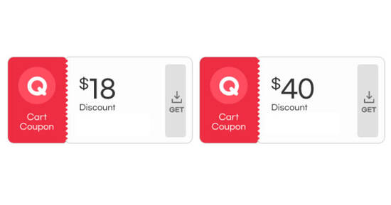 Qoo10: Grab free $18 and $40 cart coupons till 24 Jan 2022 - 1
