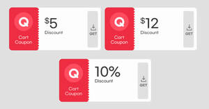 Featured image for Qoo10: CNY Fair Sale – grab 10%, $5 & $12 cart coupons daily till 29 Jan 2022