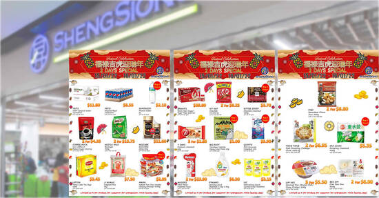 Sheng Siong 2-Days 15 – 16 Jan Deals: Happy Family Abalone, 1-for-1 deals & more