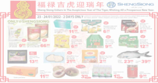 Sheng Siong 2-Days 23 – 24 Jan Deals: Happy Family Australia Wild Abalone, Lay’s Potato Chips, Milo & more