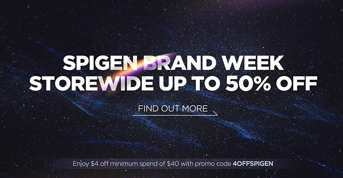 Featured image for Spigen Brand Week offers up to 50% off phone accessories at Amazon.sg till 22 Feb 2022