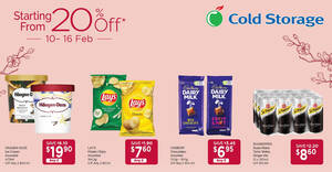 Featured image for Cold Storage: Haagen-Dazs 2-for-$19.90, Lay’s, Cadbury & more offers valid till 16 Feb 2022