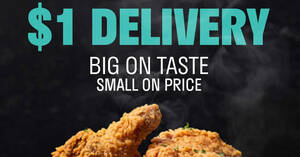 Featured image for Deliveroo S’pore brings back $1 delivery promo till 31 May 2022