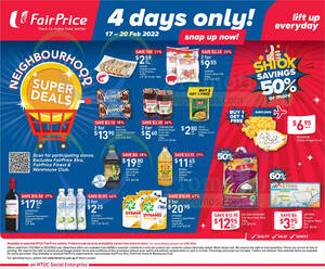 Featured image for Mask up and stay safe with 60% Off masks and more with 4-days only deals at FairPrice! Ends 20 Feb 2022