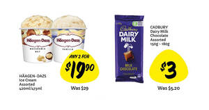 Featured image for Giant Weekly Deals: Haagen-Dazs 2-for-$19.90 (U.P. $29), $3 Cadbury Dairy Milk Chocolate & more till 23 Feb 2022